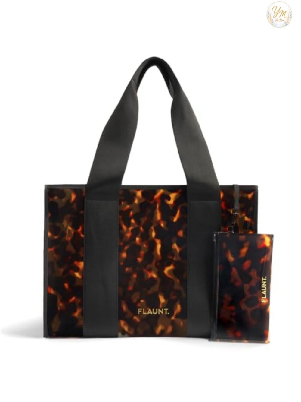 Foldable Travel Tote Bag with Phone Pouch and Key Leash